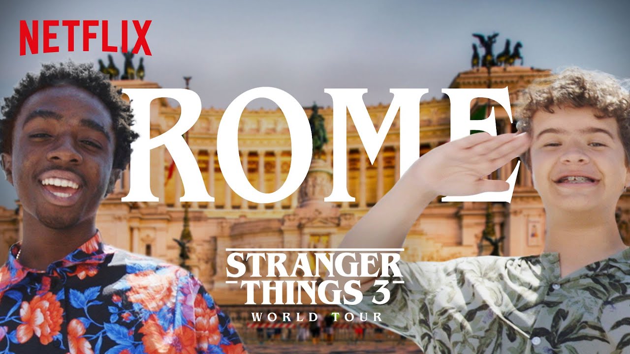 Stranger Things 3 a Roma: Nell’ultima tappa del World Tour Gaten Materazzo e Caleb McLaughlin arrivano a Roma. Tra gioco del silenzio