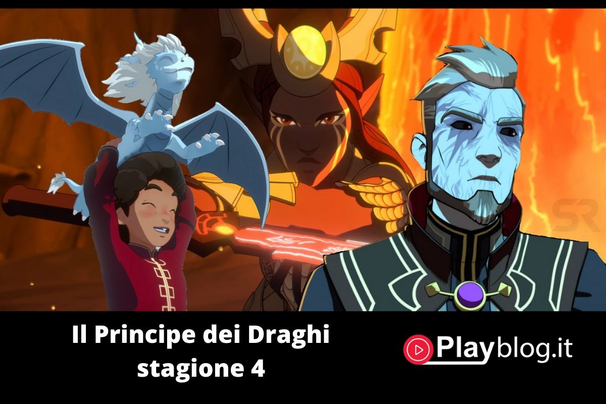 copertina il principe dei draghi stagione 4