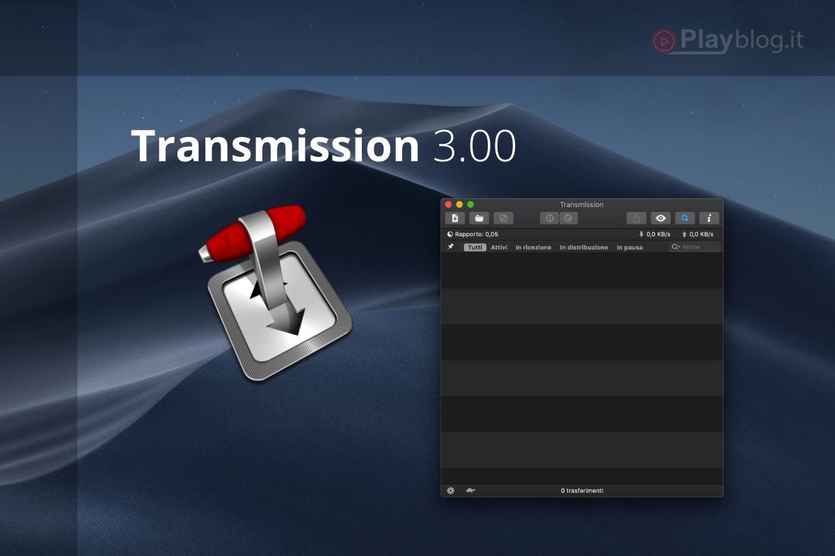 Transmission 3.0 per Mac Dark mode per la più popolare applicazione per i torrent