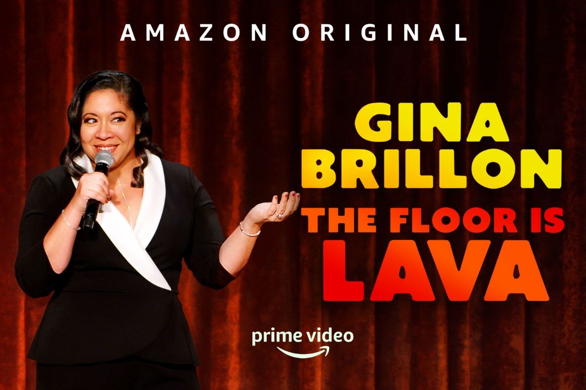 copertina gina brillon the floor is lava amazon prime video