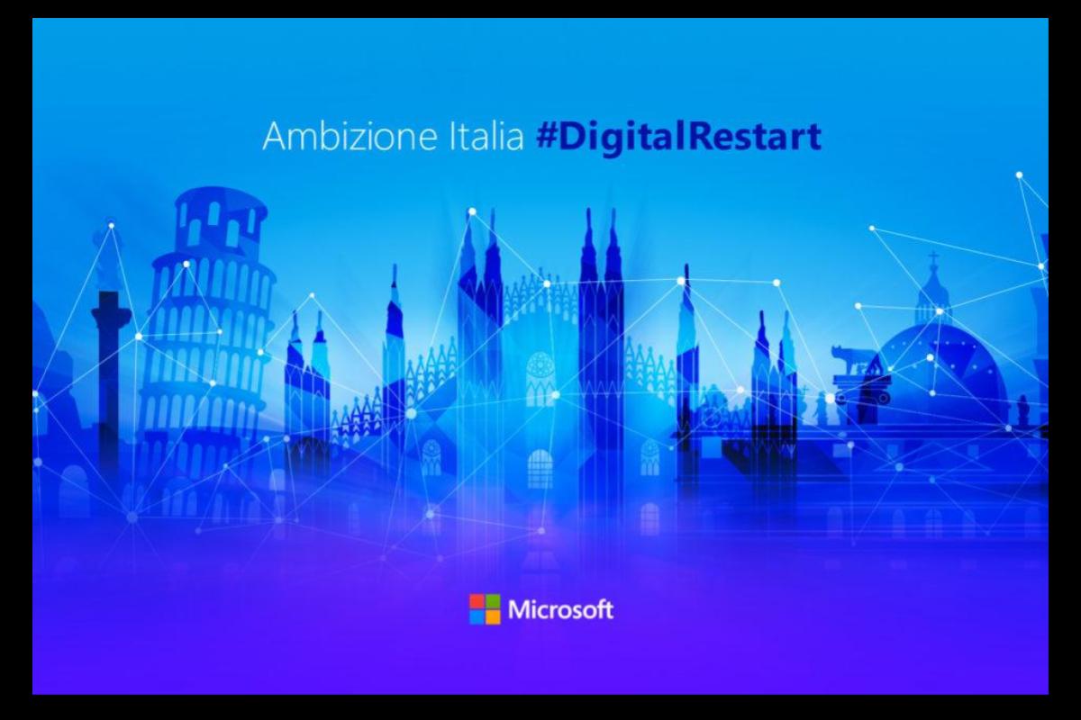 Microsoft annuncia un piano di investimenti da 1,5 miliardi di dollari per accelerare la trasformazione digitale in Italia