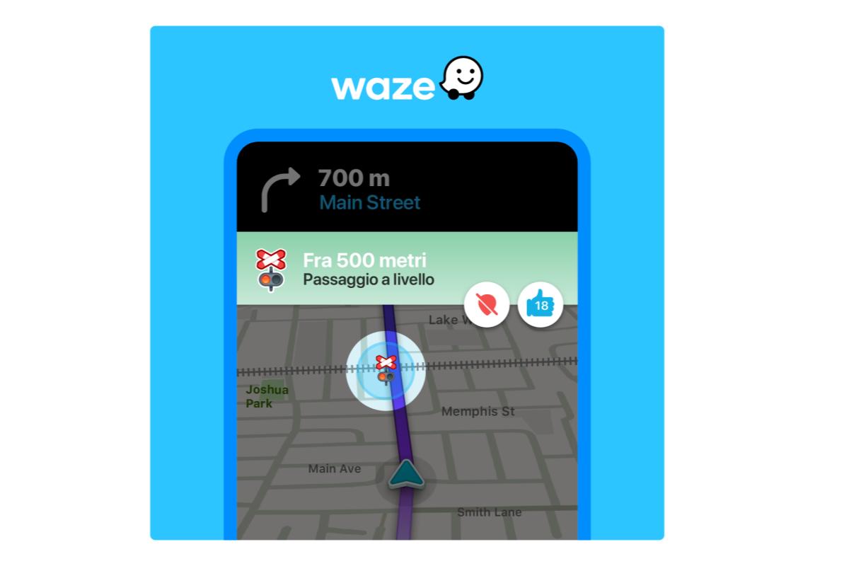 Waze introduce una nuova funzione l’avviso “Passaggio a Livello” in tutto il mondo