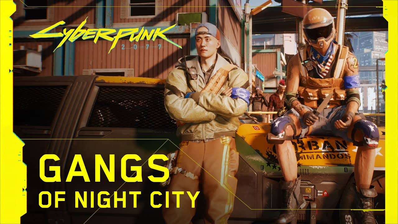 Il trailer di Cyberpunk 2077 Gang di Night City mostra le fazioni nel gioco