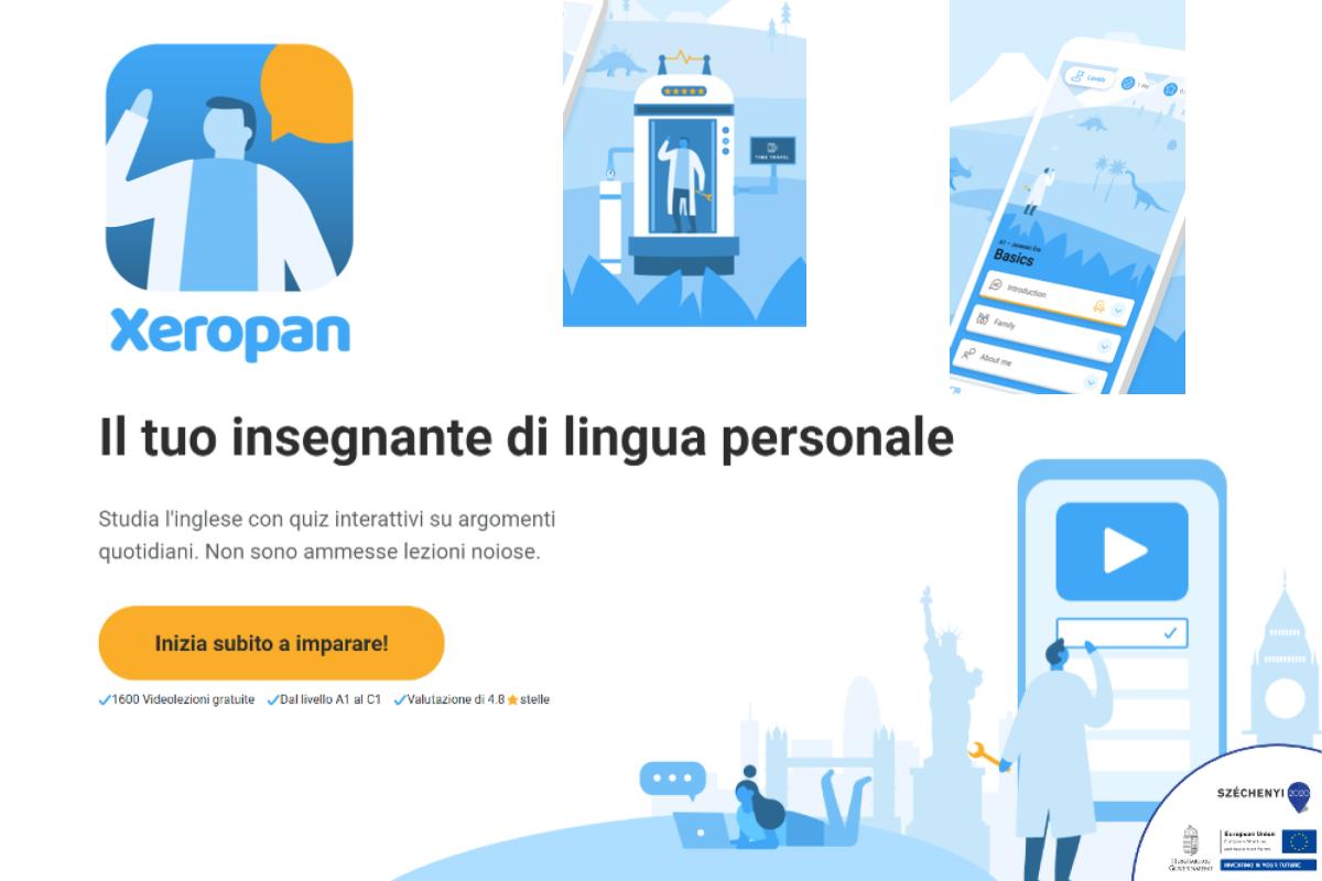 In Italia l’inglese si impara online con Xeropan la App scelta da 25.000 italiani al mese