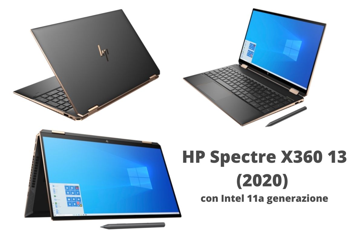 hp spectre x360 13 2020 11a generazione Intel processore nuovo