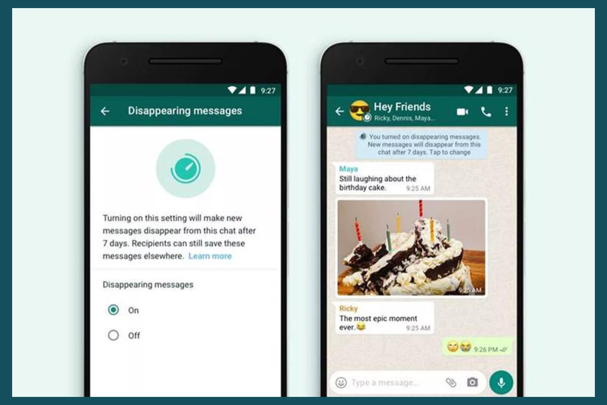 WhatsApp lancia una nuova opzione per cancellare i messaggi dopo sette giorni