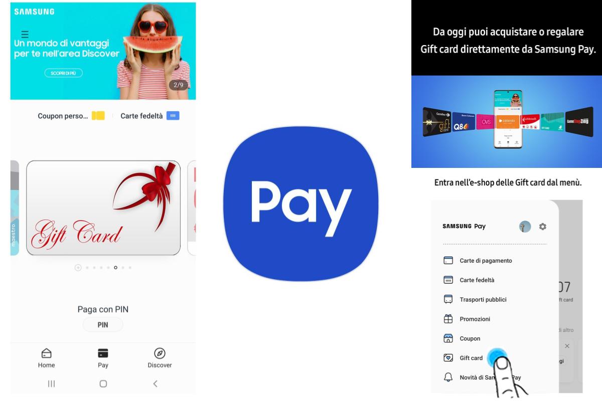 Samsung Pay introduce la funzionalità Gift Card