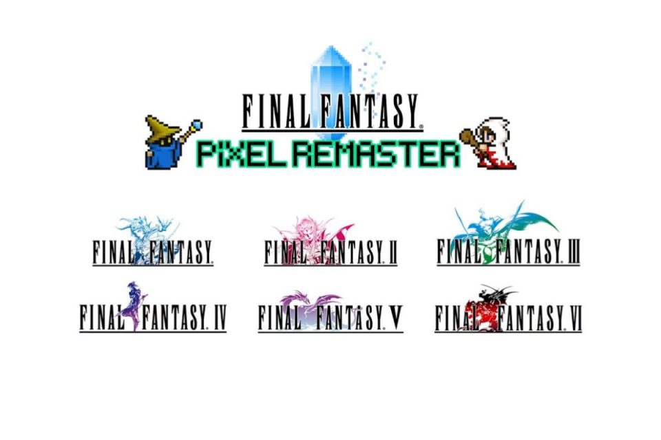 La serie "Final Fantasy Pixel Remaster" inizierà la distribuzione dal prossimo mese su iOS, Android e Steam