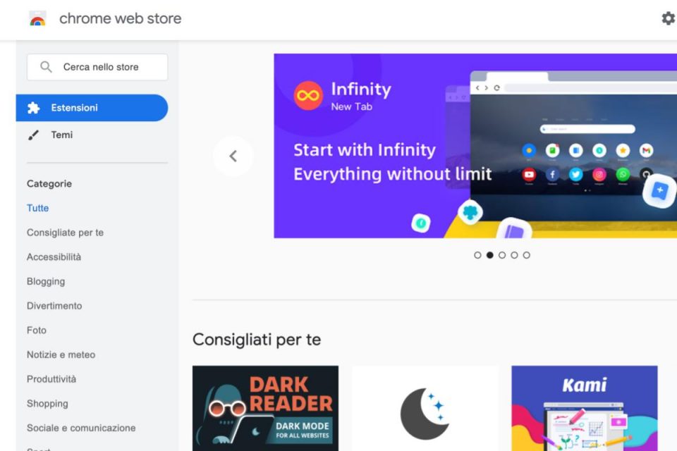 Le migliori 5 estensioni di Google Chrome Web Store