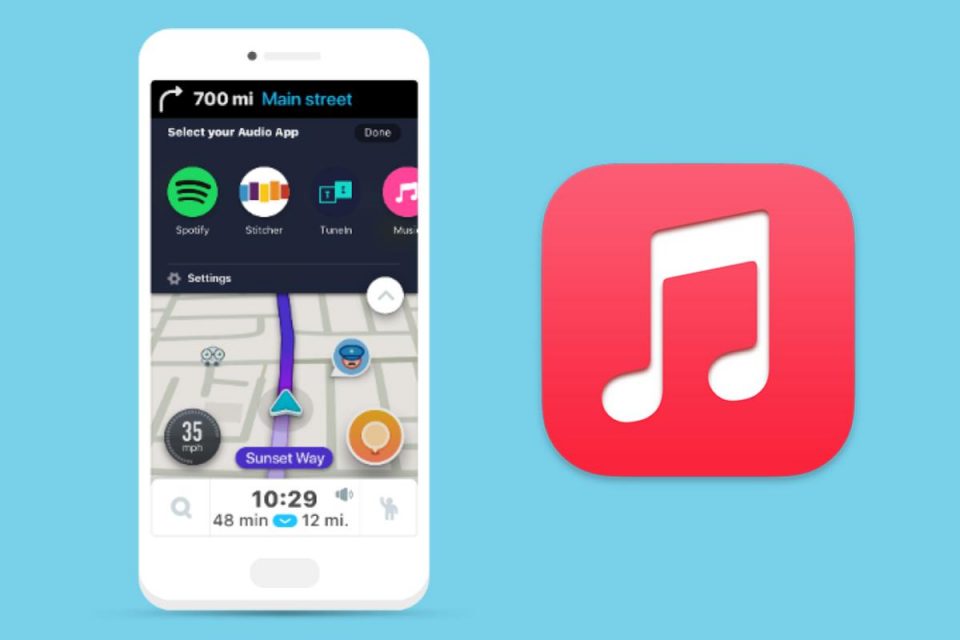 Apple Music è ora disponibile sull’app di navigazione Waze