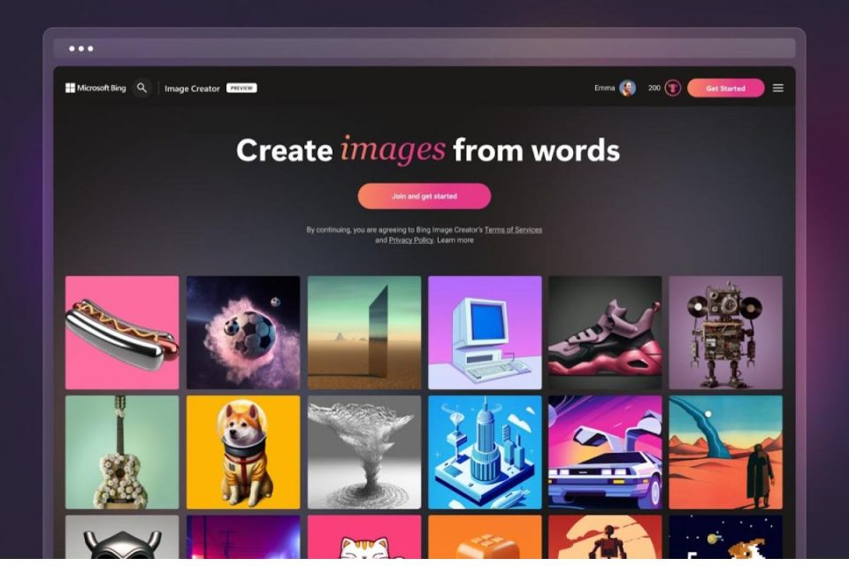 Image Creator è ora disponibile in paesi selezionati e presto disponibile in Microsoft Edge
