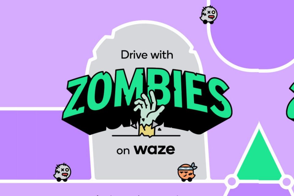Sull'app Waze arrivano gli Zombi una nuova esperienza di guida dedicata ad Halloween