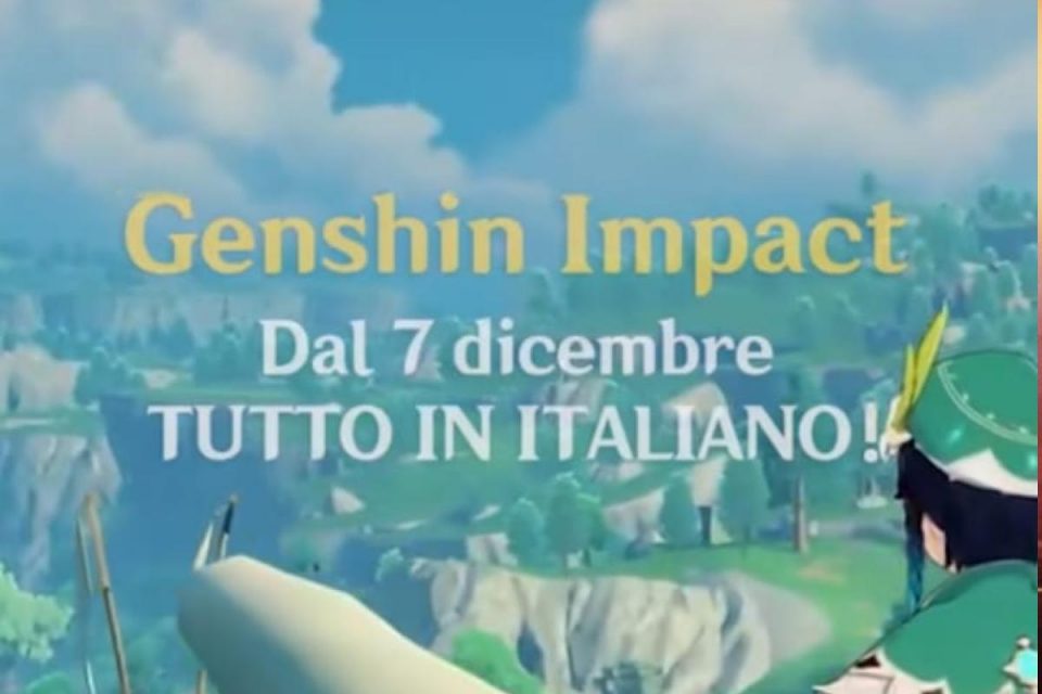 Genshin Impact dal 7 dicembre sarà TUTTO IN ITALIANO!